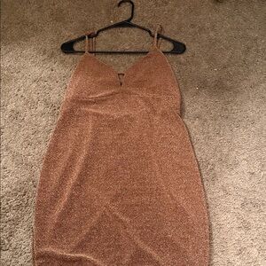 Wild Fable Shimmering Brown Mini Dress